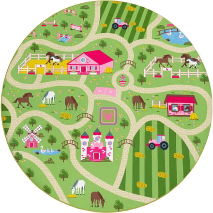 Kindertapijt Bini groen 160 cm rond