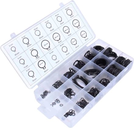 borgring set - 300 dlg - buitenwerks assortiment - seegerring clips - asta