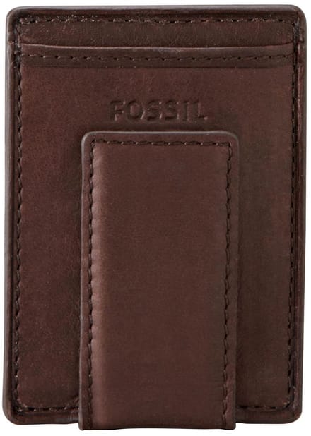 FOSSIL Kaarthouder Ingram Magnetic Multicard Wallet Brown Bruine