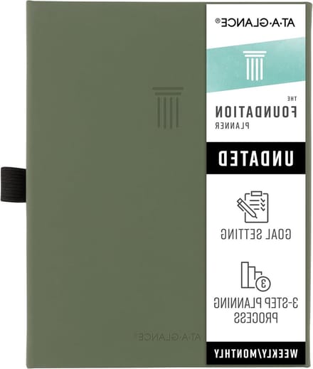 Doelenplanner - Planner Journal - Doelen Stellen - Ondateerd - 5.75" x 8.25" - Groen
