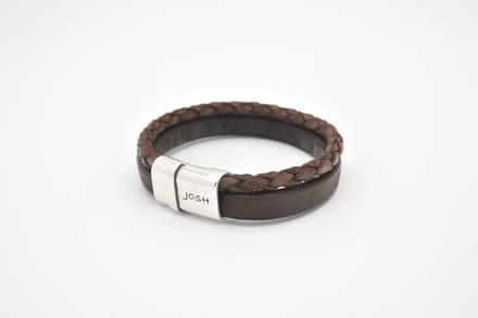 Josh-9110-Armband-Cognac-Heren-21,5cm