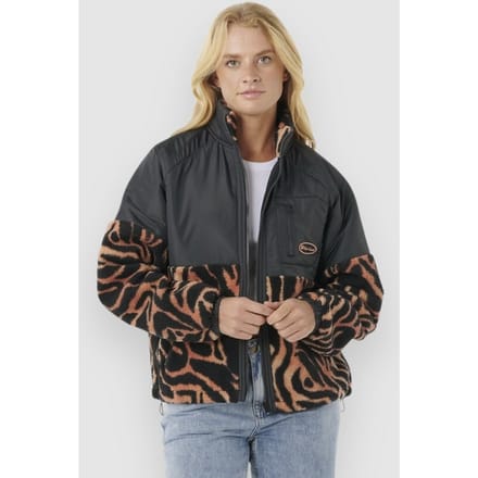 Rip Curl Keepsakes Anti-Series Polar Fleece Jas zwart