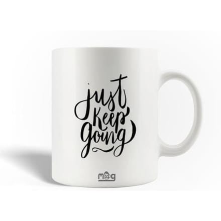 Mug en Céramique Citation Keep Going Quote