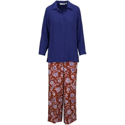 Lounge dames lounge set royalblauw Ringella - Blauw - Maat - 40