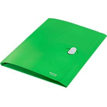 Leitz® documentmap Recycle, A4, tot 150 vellen, 3 inslagflappen, ondoorzichtig, Blauer Engel, kunststof, groen