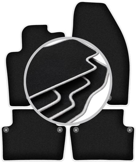 CARLUX-SILVER automatten voor: Volvo S80 I sedan (1998-2006)