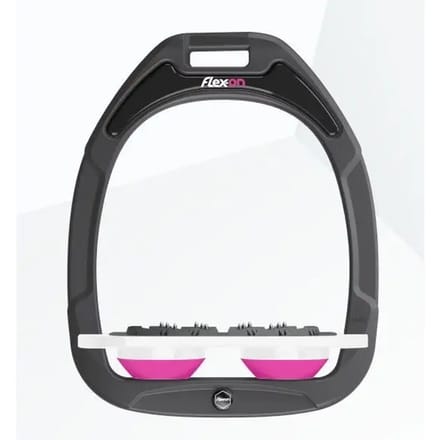 Platte Ultra Grip Teugels Antraciet/Wit/Roze Flex-On Green Composite
