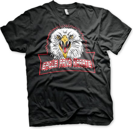 Cobra Kai Eagle Fang Karate T-Shirt Black-S