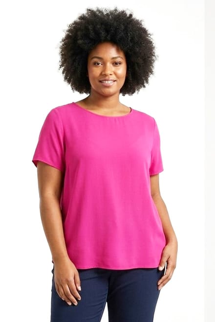 ONLY CARMAKOMA - CARVICO LIFE S/S TOP VIS WVN - Meisjes - Blouses