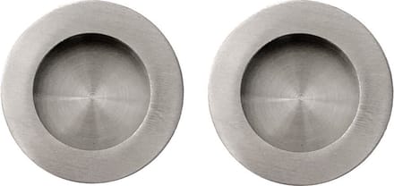 Schuifdeurkom inlaat rond 50mm rvs(2) 385/SS