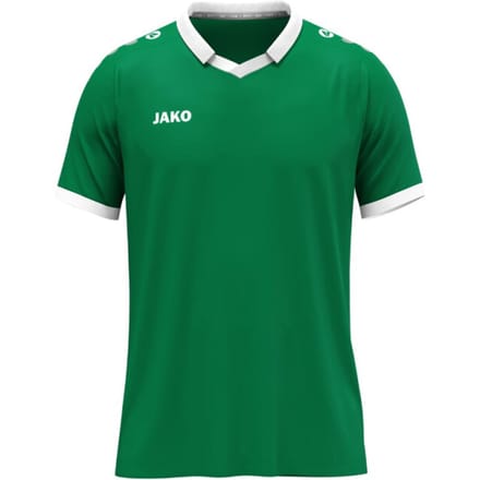 Jako Glory Shirt Korte Mouw Heren - Donkergroen / Wit | Maat: S