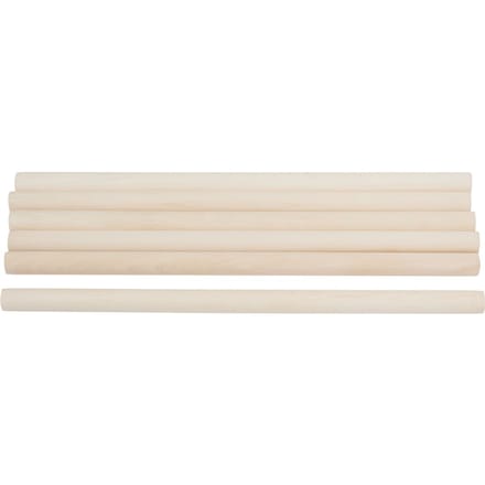 VBS Houten staven, 30 cm - Ø 15 mm, 6 stuks