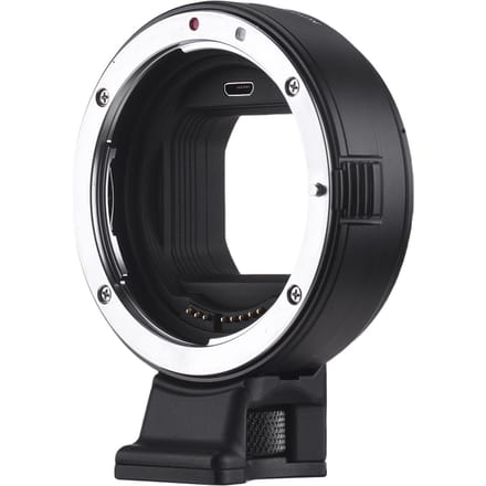 Adaptateur de Monture d'Objectif EF Convertisseur Autofocus Cercle pour Objectif EF EF S Leica SL2 Lumix S1 S1H S5 black
