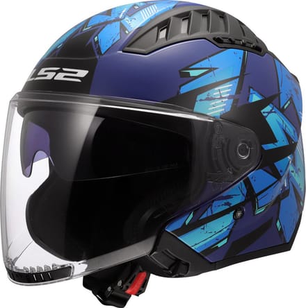 LS2 Helm Copter II Kanji OF600 blauw maat M