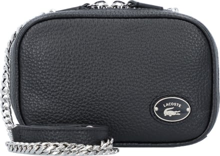 LACOSTE Schoudertas Origin Croc Square Crossover Bag Noir Zwart