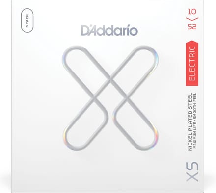 D'Addario XSE1052-3P Gecoate Elektrische Gitaarsnaren (10-52) 3-Pack