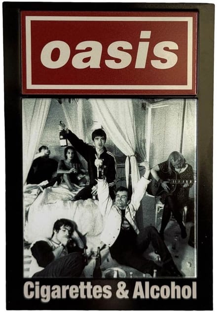 Oasis - Cigarettes & Alcohol Single Koelkastmagneet - Multicolours
