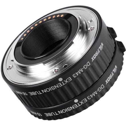 Macro AF Autofocusverlenging DG Tube 10 mm 16 mm Set Ring Metalen houder voor Micro M4/3 Camera Olympus gray