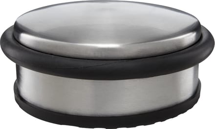Protect-it Deurstopper/deurbuffer - 1x - D100 x H45mm - 1,15kg - RVS - premium - zonder montage