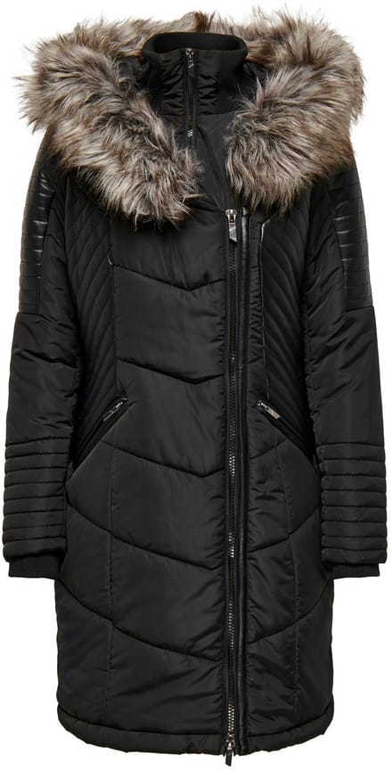 ONLY - ONLNEWLINETTE FUR HOOD COAT OTW - Dames - Gewatteerde jassen