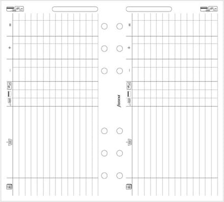 Financiële Bladeren voor Agenda Personal Formaat, Pakket van 20 Vel