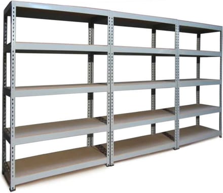 Q-rax stellingkasten - grijs - 120x50x180 cm - extra breed