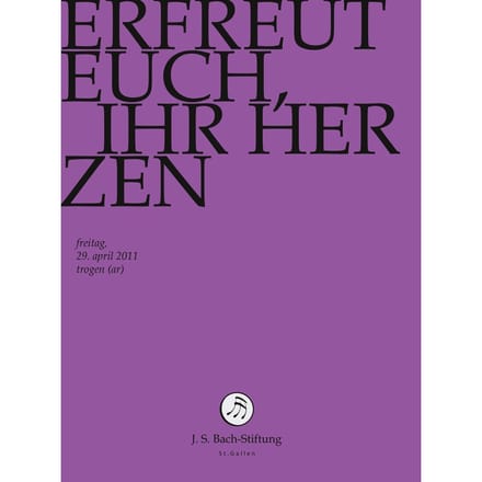 Chor & Orchester Der J.S. Bach-Stiftung, Rudolf Lutz - J.S. Bach: Erfreut Euch, Ihr Herzen Bwv6 (DVD)