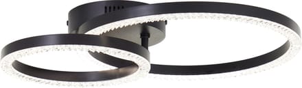 Brilliant Aurelia - Plafondlamp - Crystal LED 18W - 4000K - Zwart