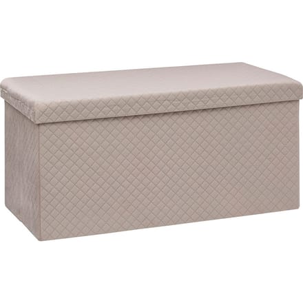 Eazy Living Poef + Opbergbox Reims Beige