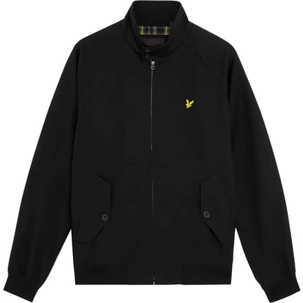 Lyle & Scott Cotton Harrington Jacket - Jet Black