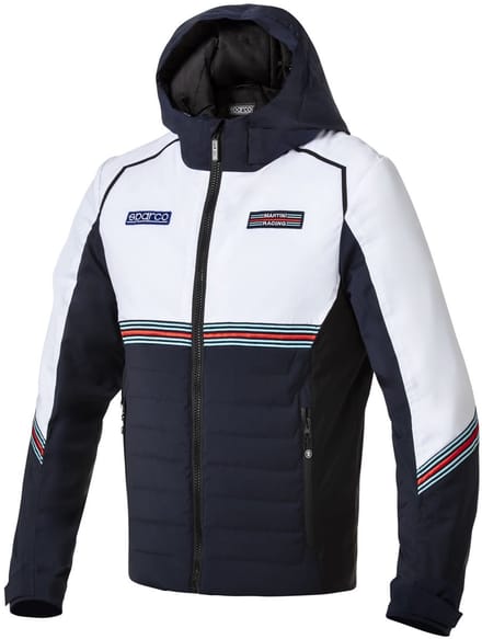 Sparco Martini Racing Winterjas Martini Racing Jas - Zwart — Wit