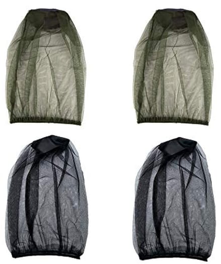 4 Pack Insect Hoofd Netto - Bescherming tegen Muggen en Insecten