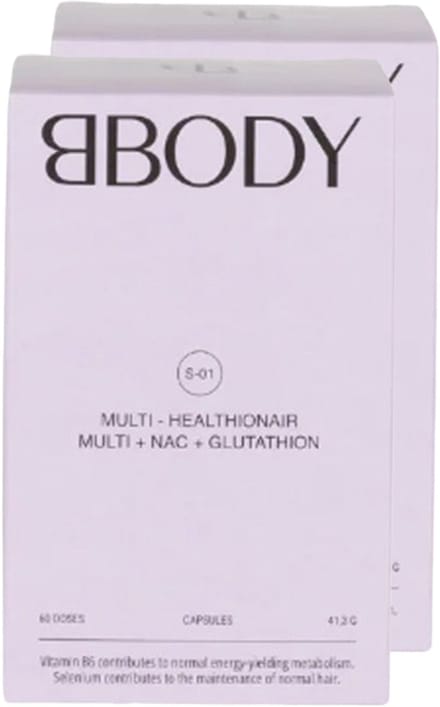 BBODY | Multi Healthionair | 2 Stuks | 2 x 41,3 gram (60 capsules)