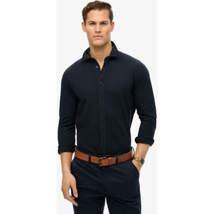 Superdry VINTAGE DESTROY PIQUE LS SHIRT Heren Overhemd