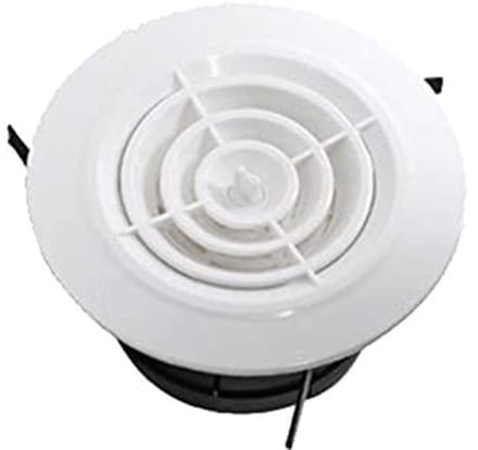 SPHProducts - Rond ABS-ventilatierooster - Verstelbaar - Geluidsarm