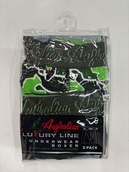 2 stuks Australian Boxershort- Groen -S