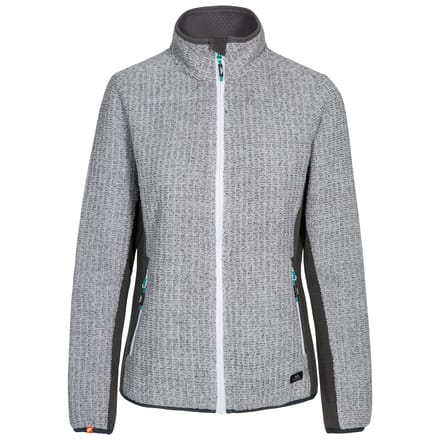 Trespass dames fleecejas/fleecepullover Liggins - Damesfleece grijs gemêleerd