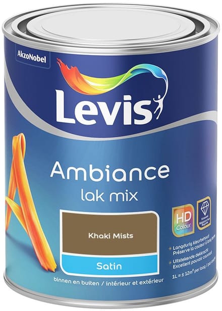 Levis - Ambiance Lak Satin Mix - Khaki Mists - Mengverf - 1 L