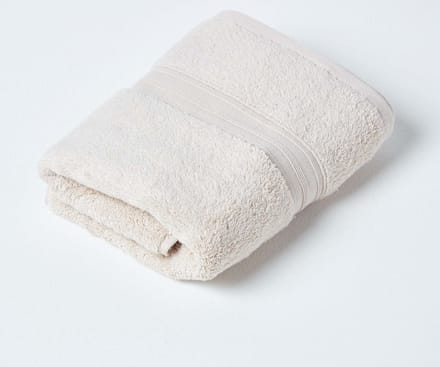 Homescapes Zero Twist Handdoek Supima Katoen, Beige