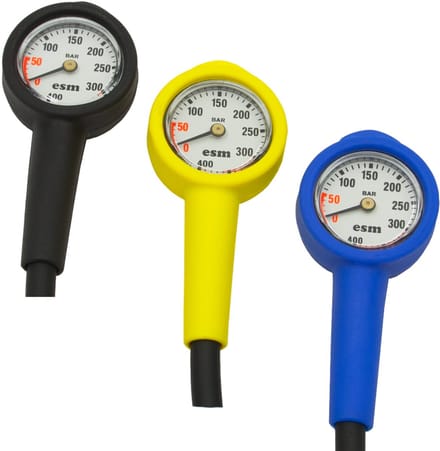Manometer 400 bar - Zwart