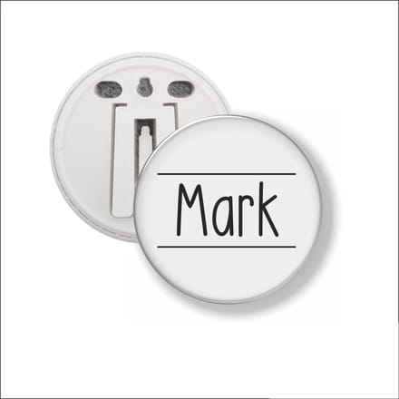 Button Met Clip 58 MM - Mark