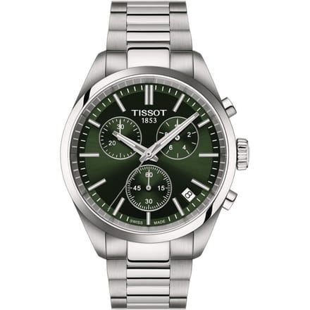 Montre Homme Tissot PR 100 Chronographe T1504171109100 avec Cadran Vert