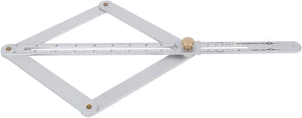 Verstelbare Hoekmeter voor Plafond en Muur - Aluminium Legger, Protractor en Meetgereedschap 15 x 6.7 x 0.8 inch