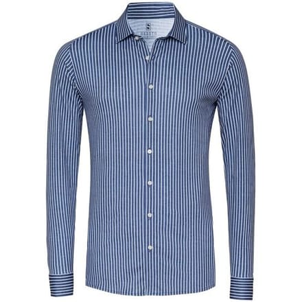 Desoto Overhemd Casual Kent Collar Twill Pattern Stripe Navy / male