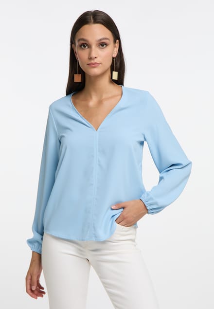 RISA Klassieke blouse met lange mouwen lymoa