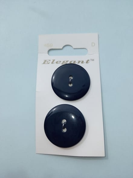Knoop donkerblauw rond Elegant nr. 459