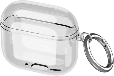 Hoesje Geschikt voor Apple AirPods 4 / 5 | TPU | met Ring | Transparant