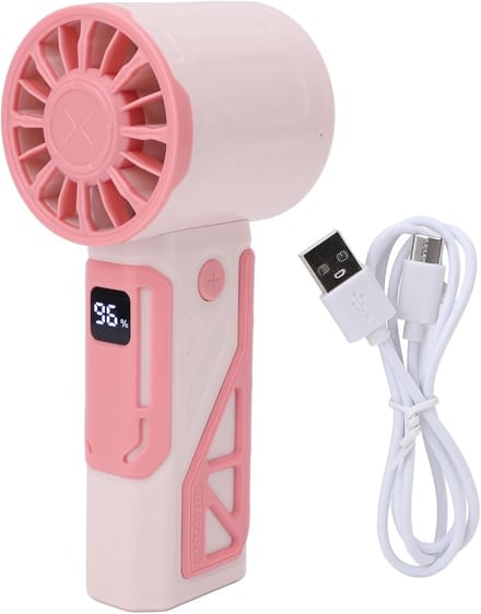 VHV - Handventilator - mini handventilator usb oplaadbaar - USB oplaadbaar, stil - voor reizen, festival, make-up