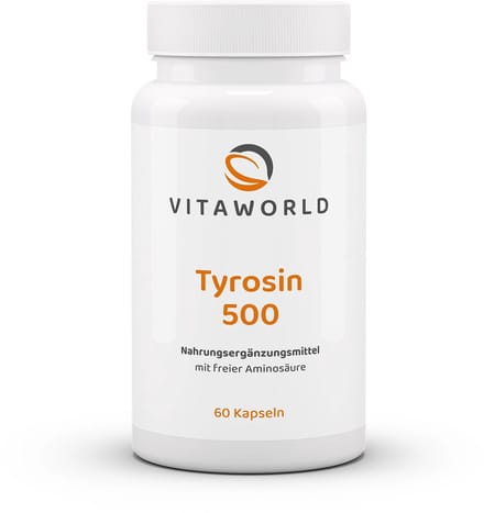 Vitaworld L-tyrosine 500mg 60 capsules