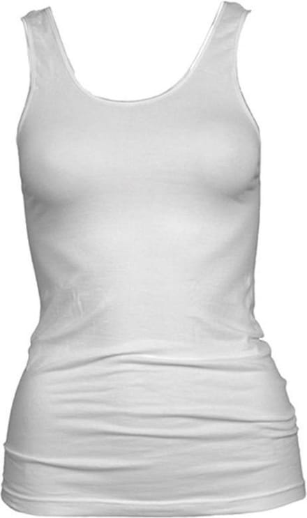 Dames Comfort XL hemd - Grote maten - Dames singlet - wit, zwart - 58